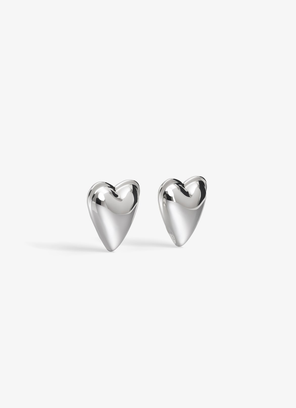 LE CŒUR BOMBÉ EARRINGS ALAÏA SILVER LE CŒUR BOMBÉ EARRINGS